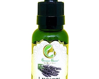 LAVANDIN (Lavender) Essential Oil- 100% PURE, Therapeutic-Grade, 1 FL Oz/30 ml- Glass bottle w/dropper pipette
