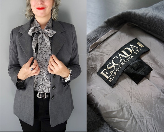 Vintage Escada by Margaretha Ley Wool Jacket / Blazer 