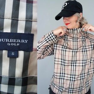 Vintage Burberry Golf Nova Check Unisex Windbreaker Jacket in Excellent Condition Size S Etsy UK