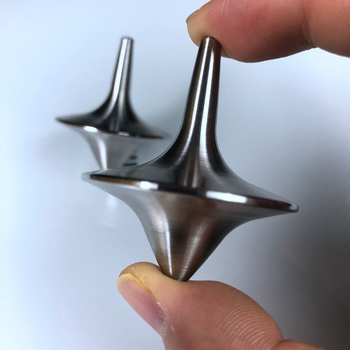 Stainless steel spinning top machining metal spinning top Etsy