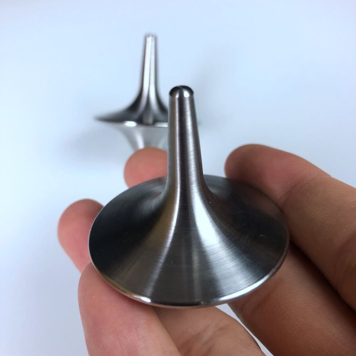 Stainless steel spinning top machining metal spinning top Etsy