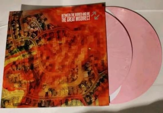 Between The Buried And Me - The Great Misdirect VINYL RECORD LP Pink