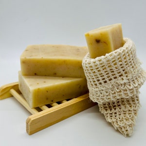 Chamomile & Honey Bath Soap. Handcrafted, Natural, Honey and beeswax soap, Roman chamomile essential oil soap, soothing and gentle soap