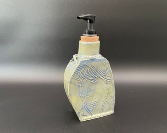 Hand soap/Lotion Dispenser - Pottery - Hand Built