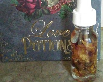 Potion Aphrodisia, huiles essentielles, roses, oint de la pleine lune (15 ml)