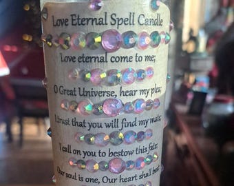 Bougie magique Amour éternel, Pleine lune ointe juste pour vous, Witch City, États-Unis