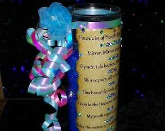 Fountain of Youth Spell Candle, Youth and Beauty, Full Moon Anointed Just For You, Witch City, USA