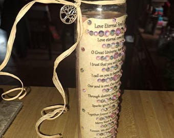 Love Eternal Spell Candle, Full Moon Anointed Just for You, Witch City, USA