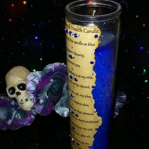 Healing & Health Spell-kaars, volle maan gezalfd speciaal voor jou, Witch City, VS afbeelding 8