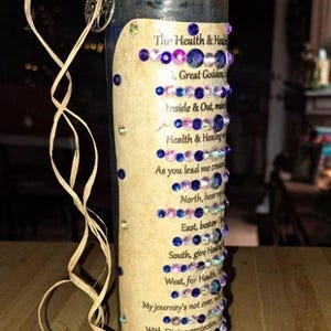 Healing & Health Spell-kaars, volle maan gezalfd speciaal voor jou, Witch City, VS afbeelding 7