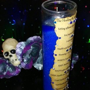 Healing & Health Spell-kaars, volle maan gezalfd speciaal voor jou, Witch City, VS afbeelding 6