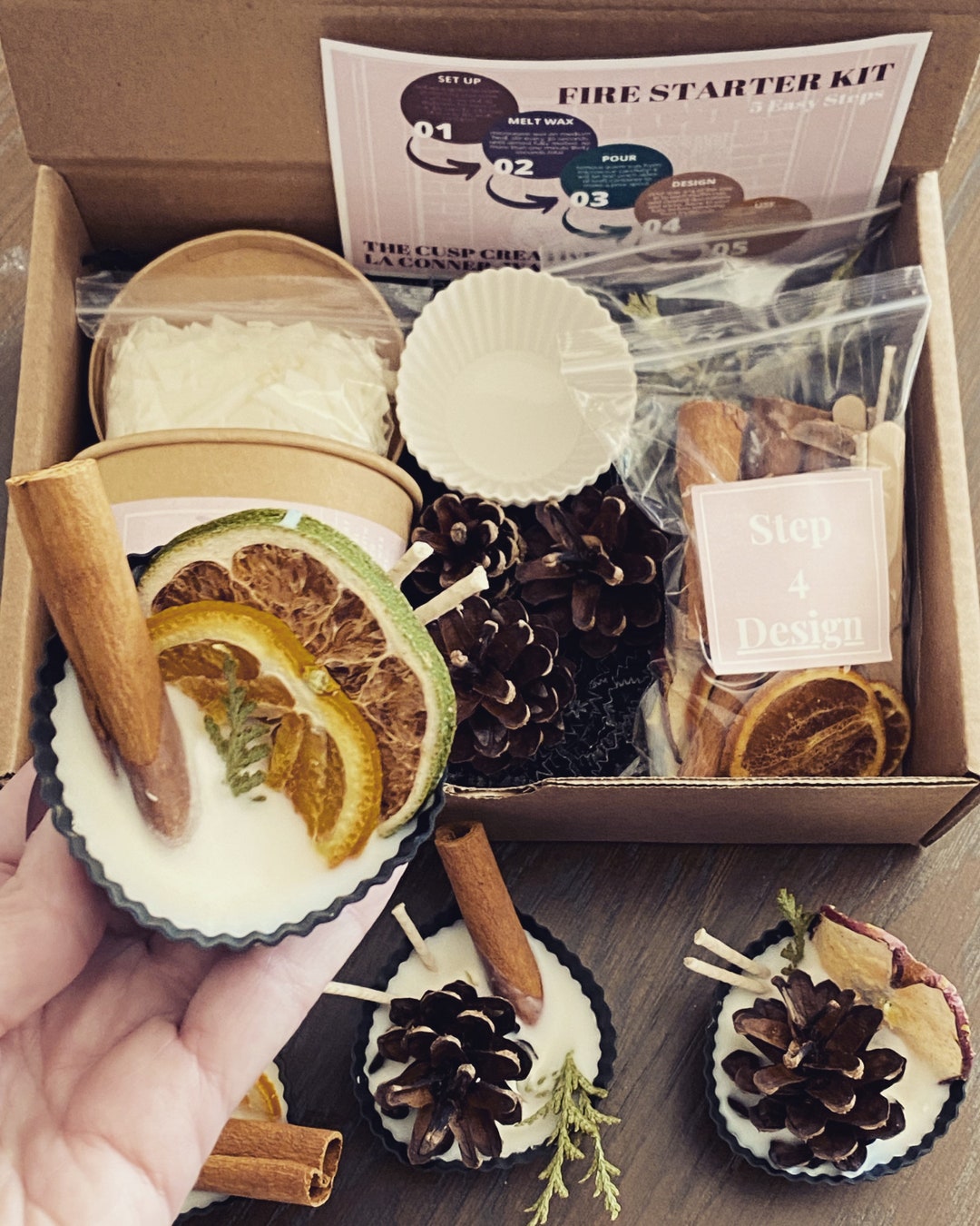 DIY Fire Starter Kit Makes 4 Starters, Plus Extras for More Etsy