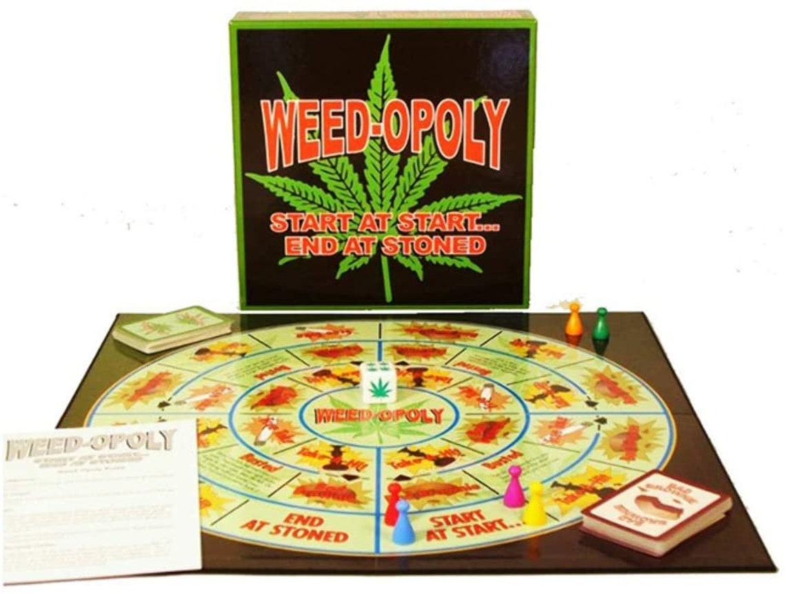 Marijuana Version of Monopoly Weedopoly the Board Game Etsy