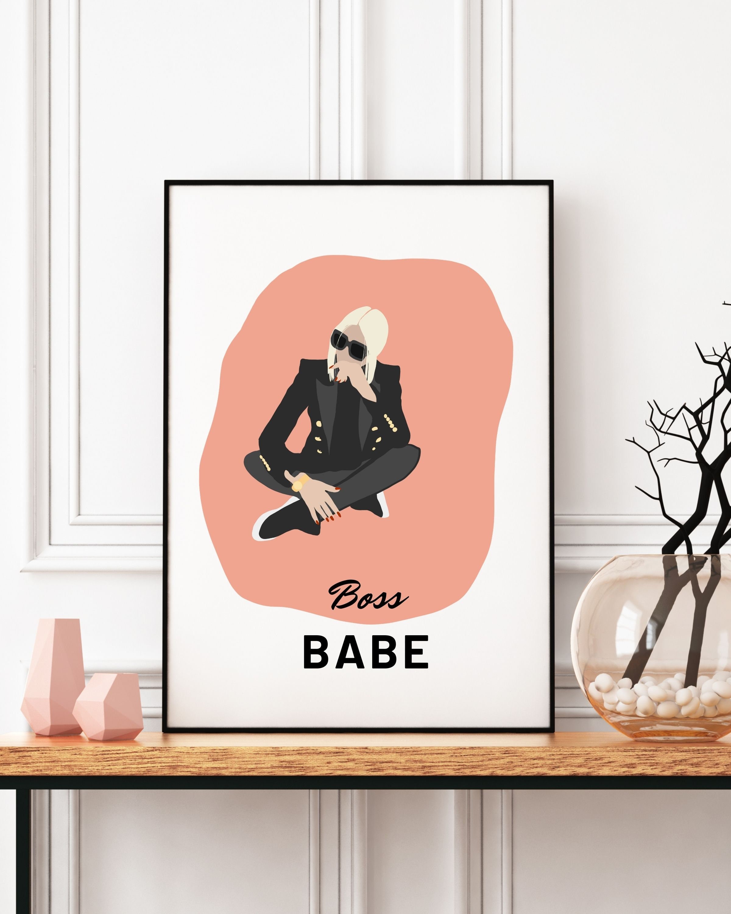 Boss Babe Printable - Boss Girl Art Download - Etsy UK