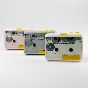 SOLASIDOS PLAYDAY - Tragbarer Stereo-Kassettenrecorder / Vintage-Stil / Retro-Look