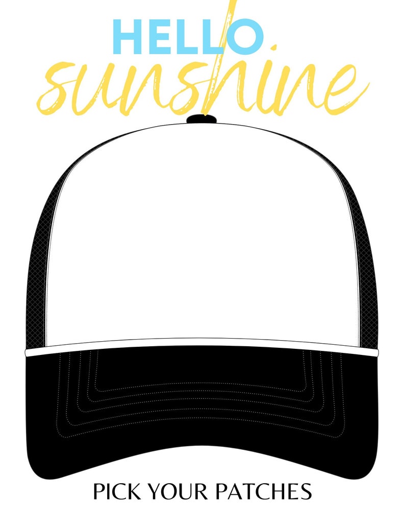 Trucker Hat Design Template Design Patch Layout Printable Etsy Trucker Hat Design Template Design Patch Layout Printable Etsy
