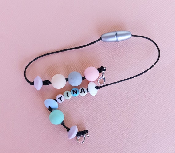 Silicone Beaded Face Mask Lanyard Face Mask Keeper With Breakaway Clasps Face Mask Chain Face Mask Lanyard With Clip