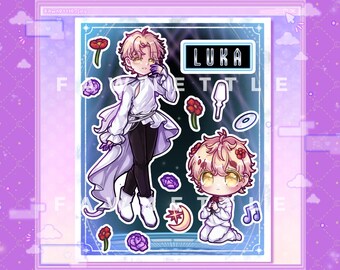 Alien Stage Luka Stickersheet [Kawaii ALNST Laminated Stickersheet]