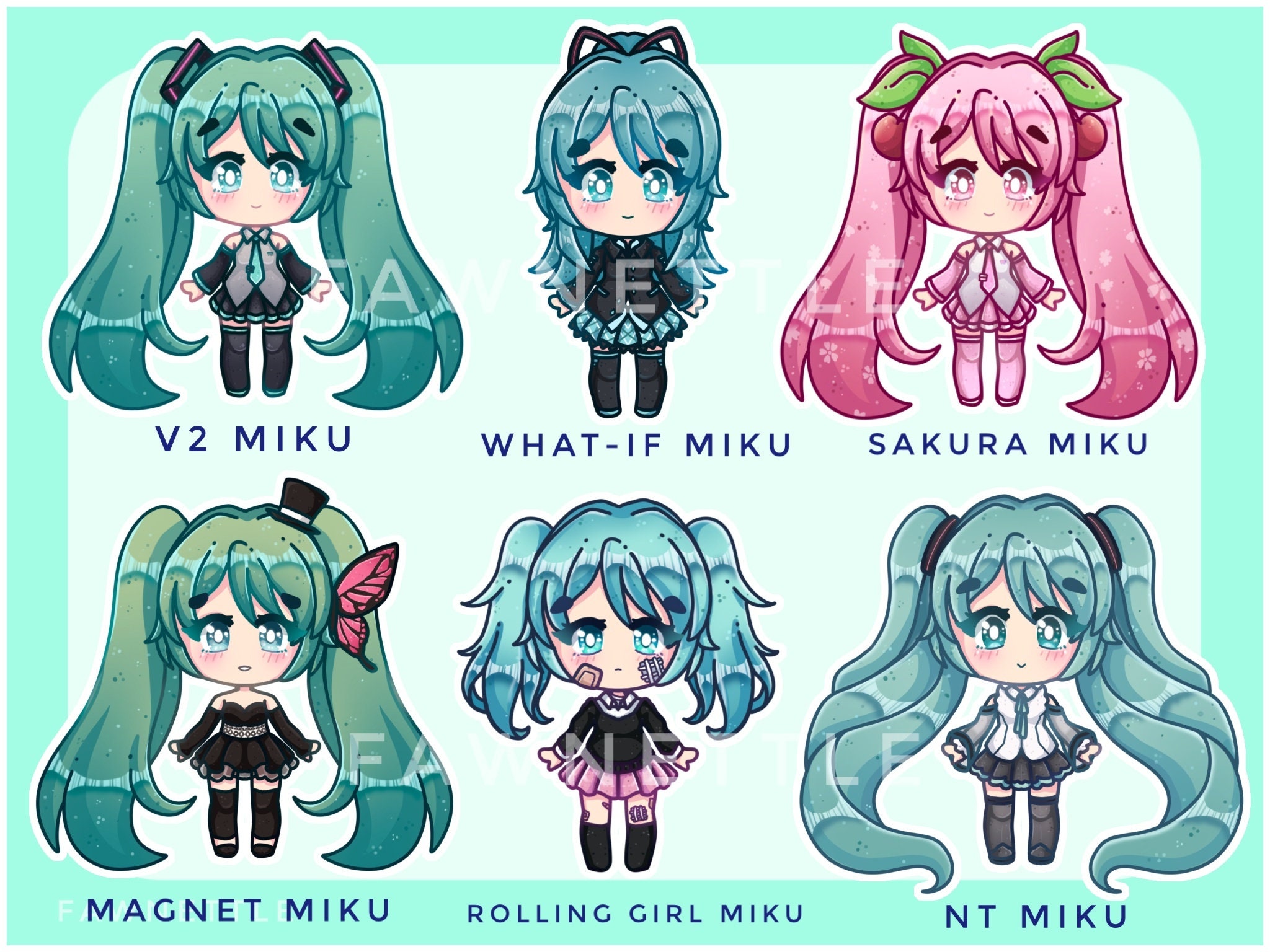 vocaloid characters chibi