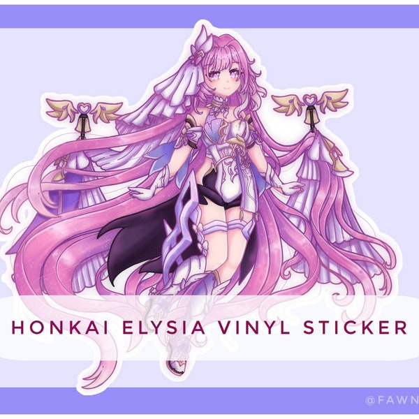 Honkai Impact 3rd Elysia Herrscher of Human Ego Stickers [Laminated/Holographic Stickers]
