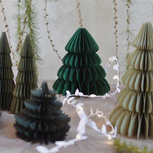 Paper Christmas Tree / Tree / Paper Etsy