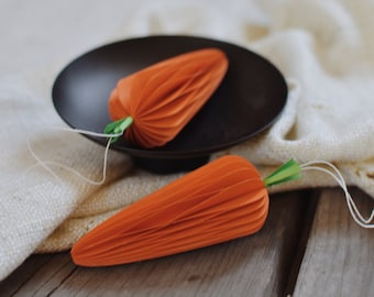 Easter decoration, easter carrot, paper decoration,