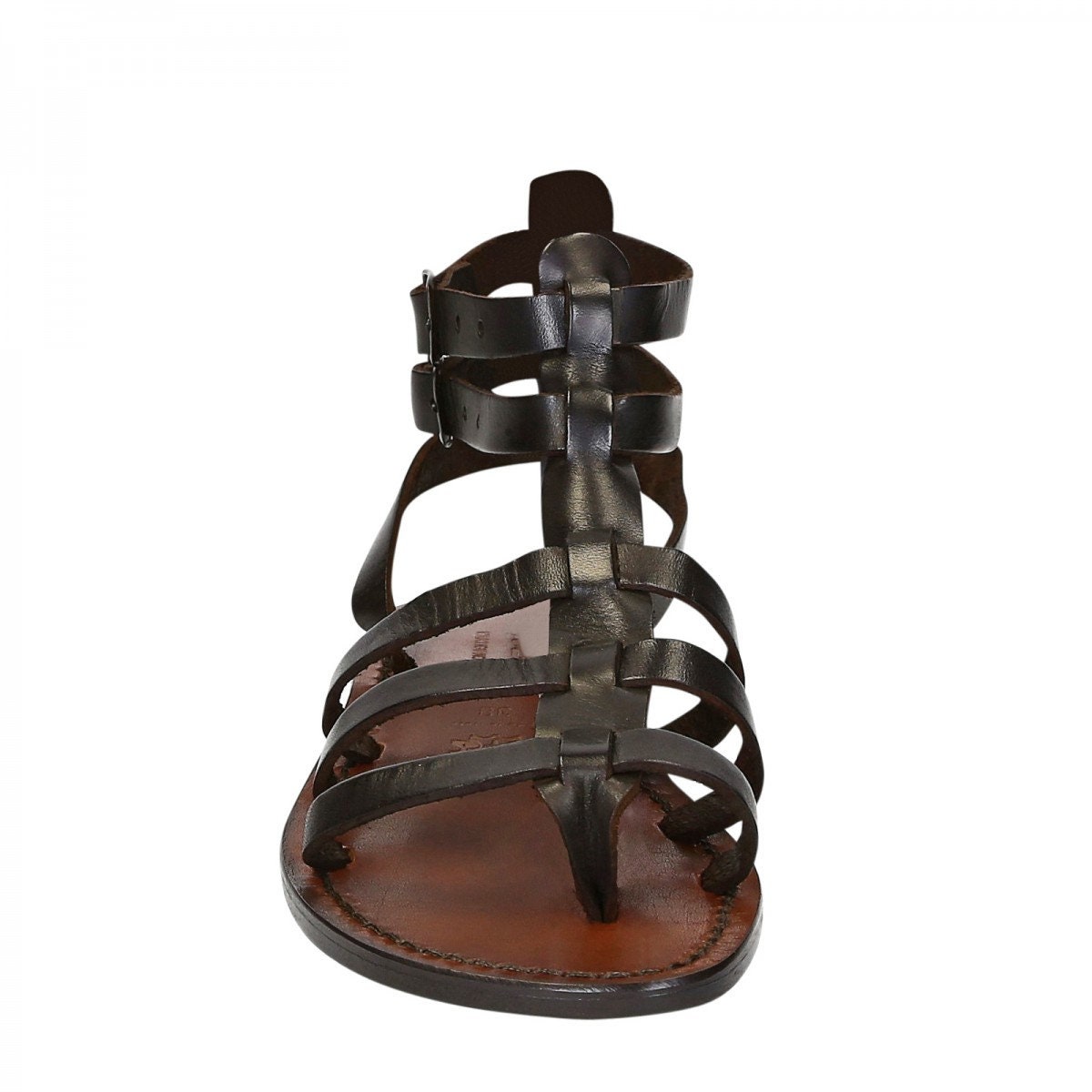 dark brown gladiator sandals
