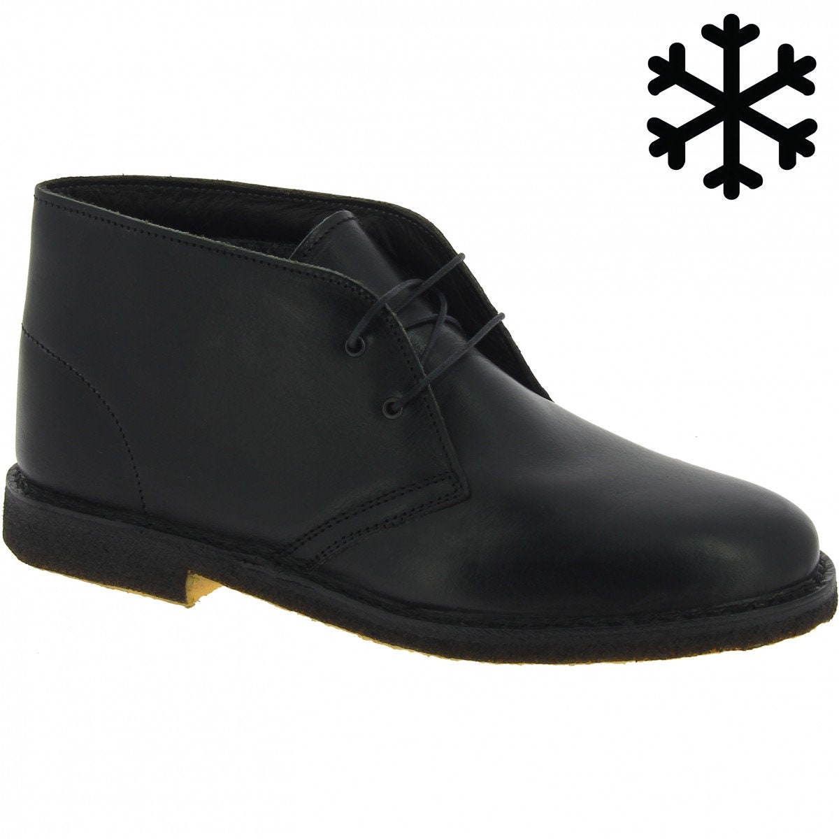 Men's Comfortable Leather Chukka Boots | The Santiago Black