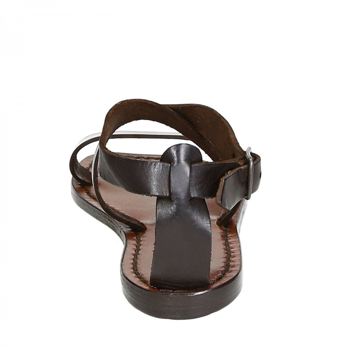 Women's Brown Sandals L'artigiano Del Cuoio Women's Brown Leather Sandals Leather Sole Women's Sandals