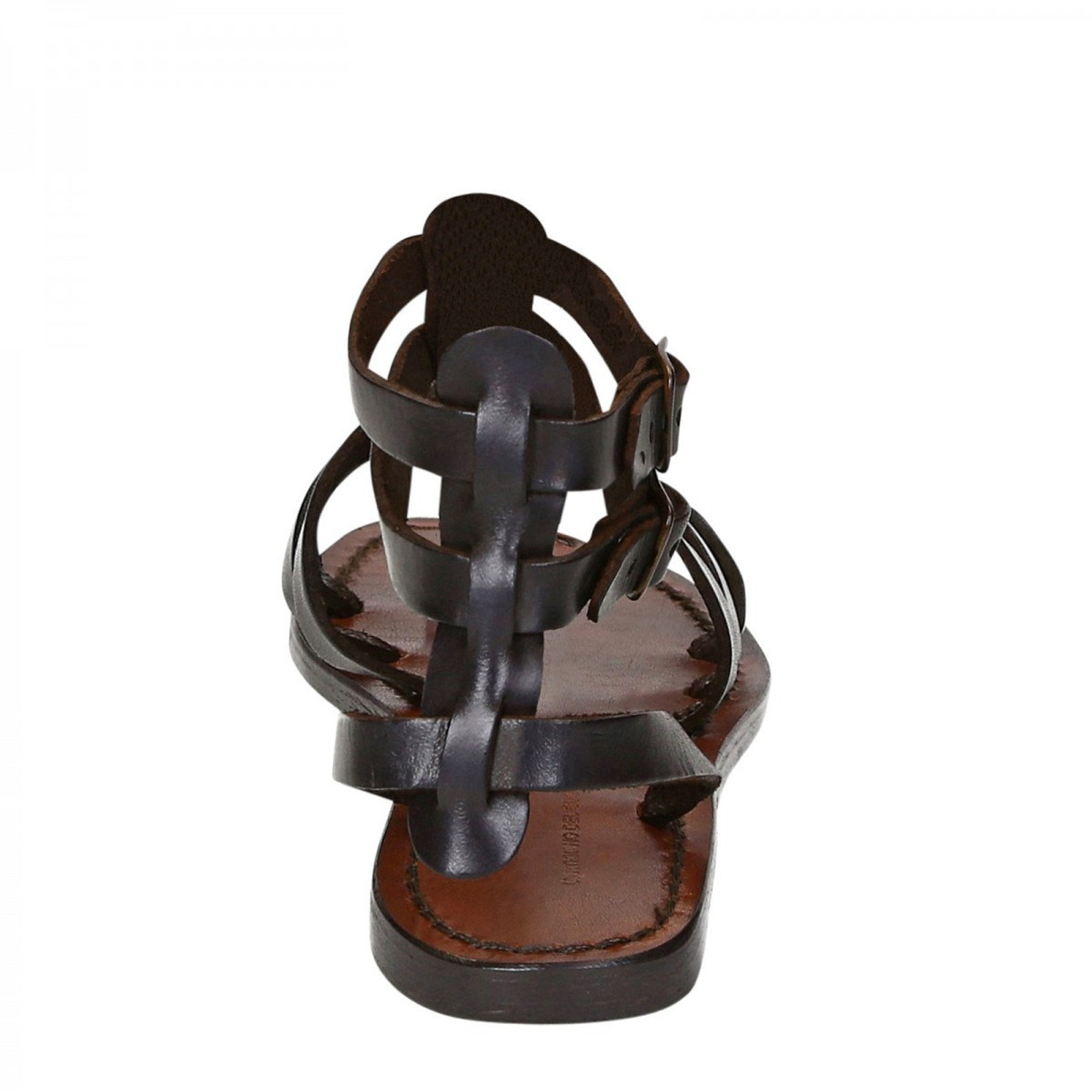 dark brown gladiator sandals