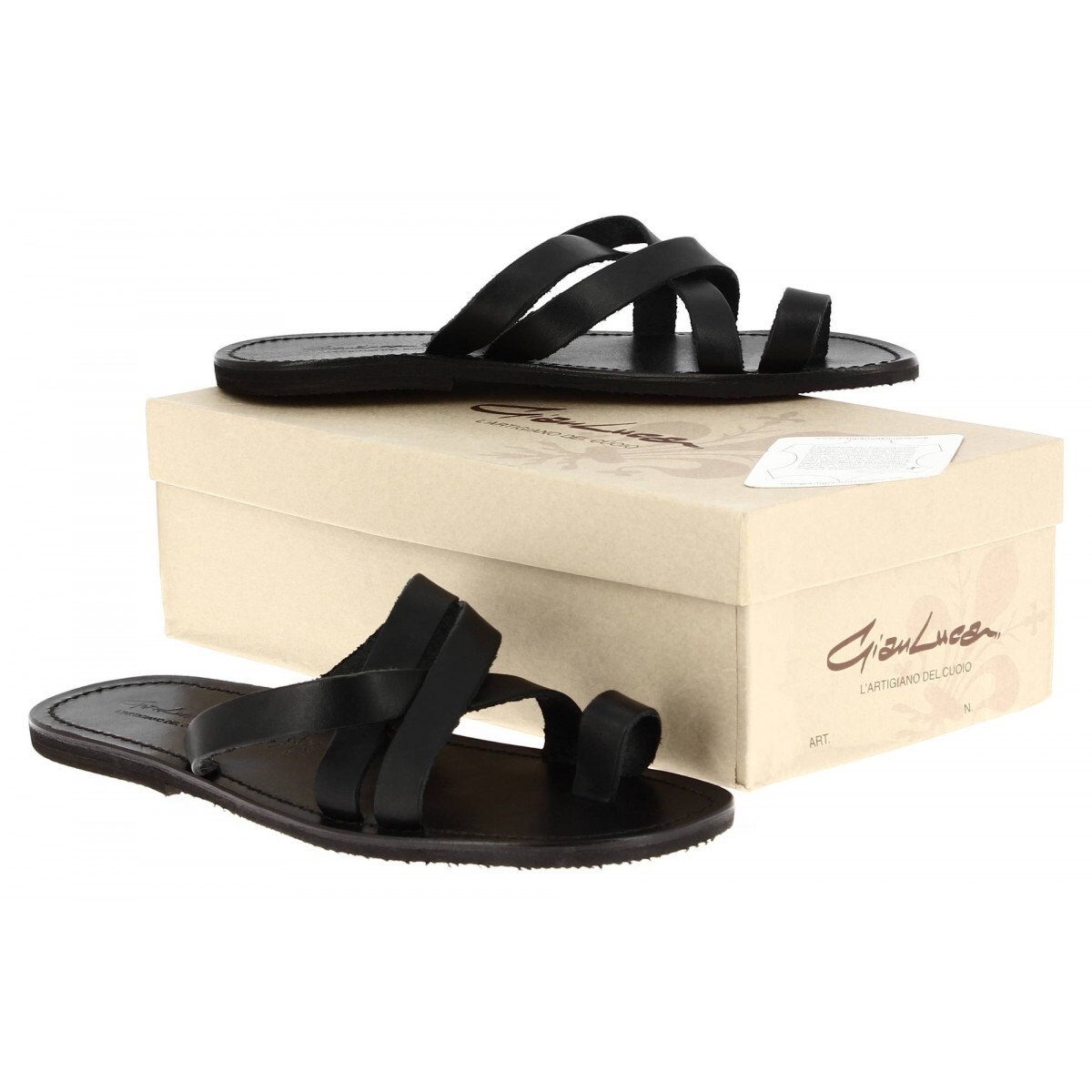 mens thong leather sandals