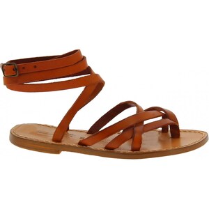 womens tan strappy sandals