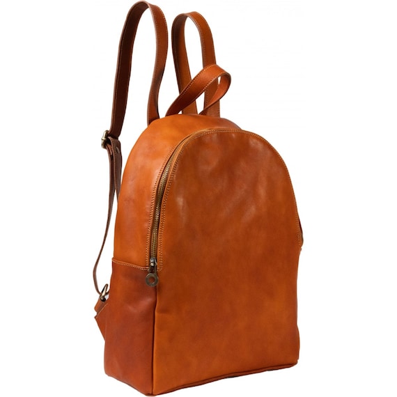 Real Genuine Leather Backpack | Organic Vegetable Tanned | Handmade Amazon.com | Time Resistance Leather Backpack - Full Grain  main image 2