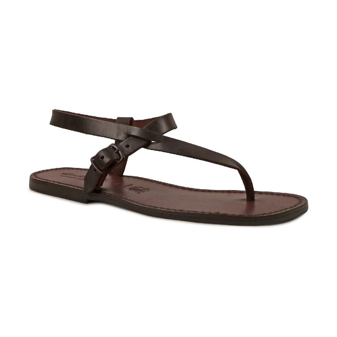 mens thong leather sandals