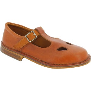Chaussures salome femme en cuir marron fonce artisanales fabrique en Italie L artigiano Florence Etsy France
