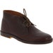 Women's dark brown leather chukka boots handmade in Italy | L'artigiano Florence 