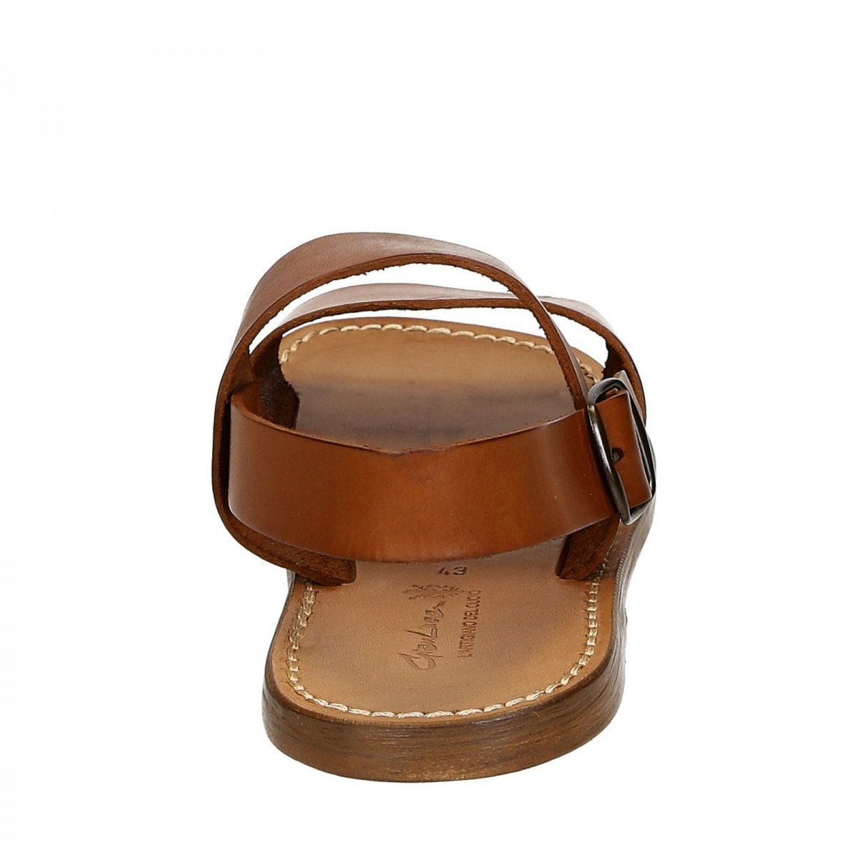 Hand Made in Italy Mens Sandals in Vintage Cuir Leather Etsy