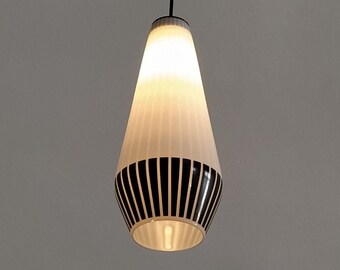Classical 1950s Glass Pendant Light