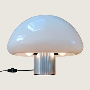 Mid-Century Modern Mushroom Table Lamp '4030', prod. by Martinelli Luce, Italy 1970s