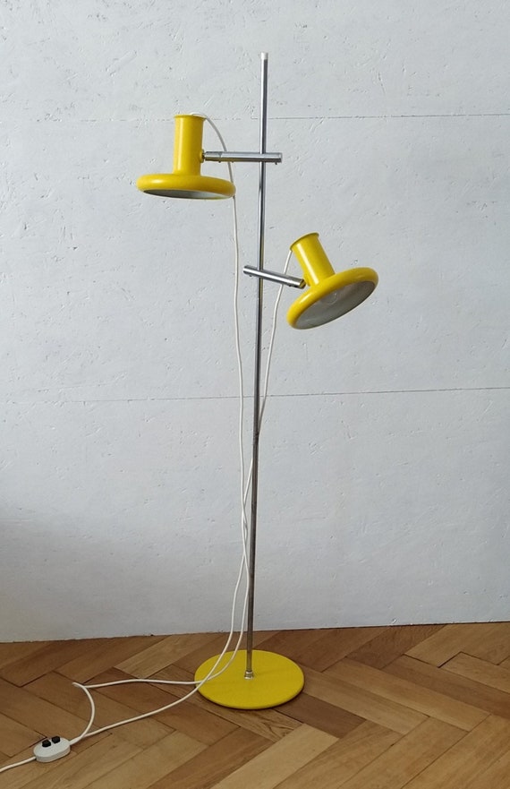 Yellow Optima Floor Lamp By Hans Due Prod Fog Yellow Optima Floor Lamp By Hans Due, Yellow Floor Lamp