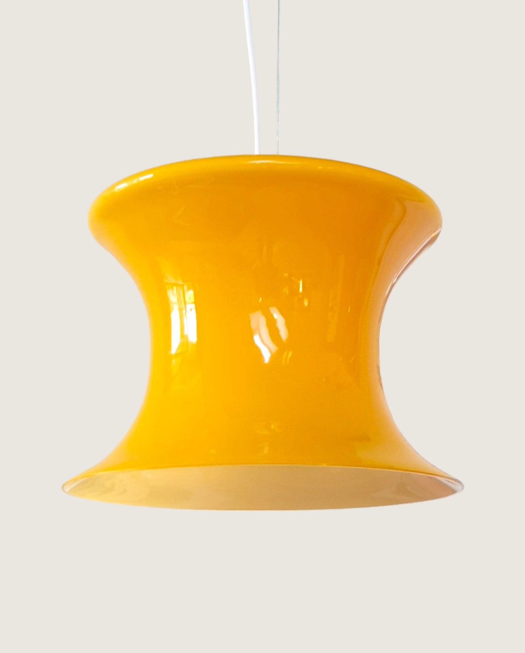 ORANGE & LIGHT BLUE MURANO GLASS