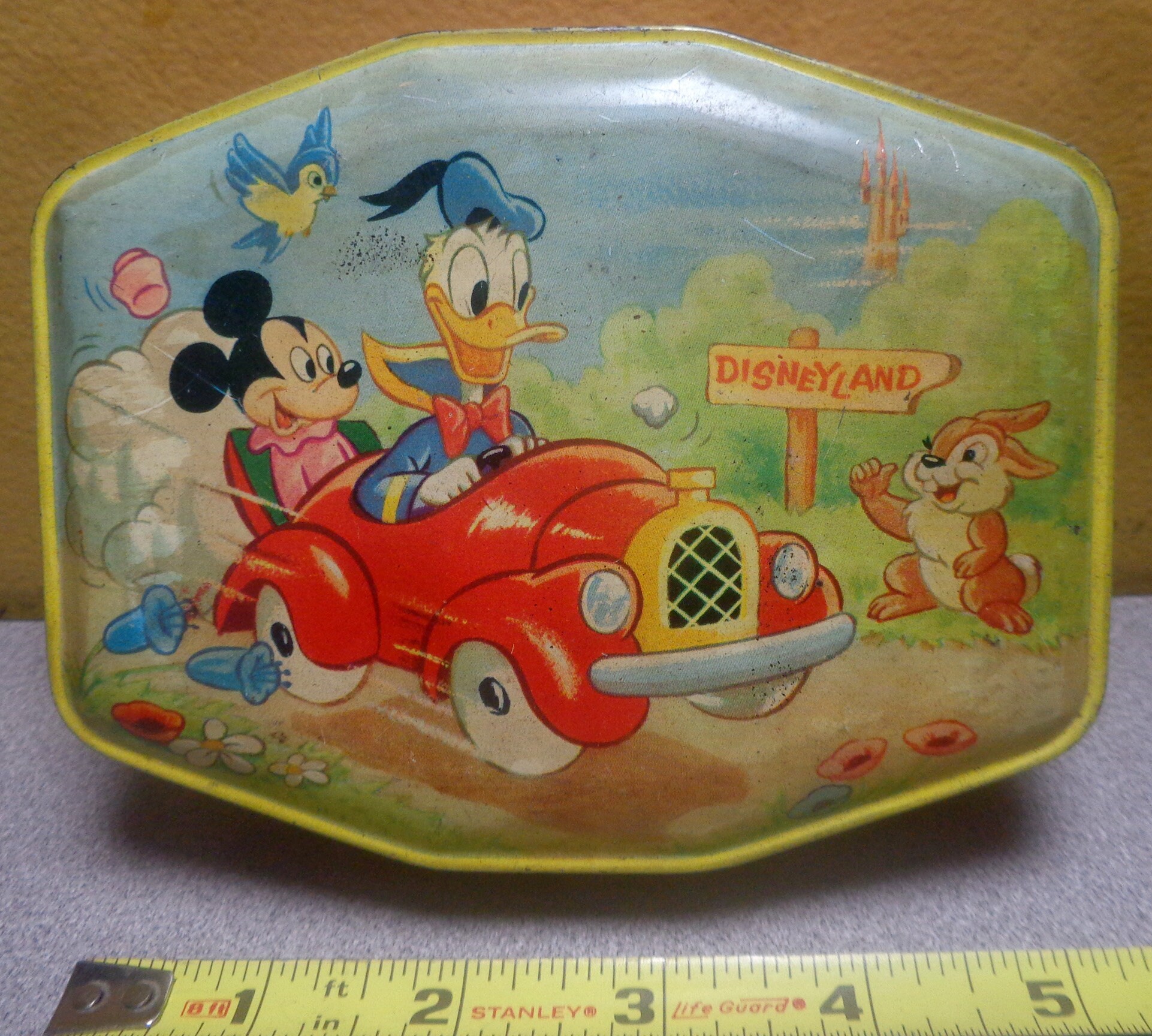 Disney Candy Tin. Probably from the 1950's Etsy