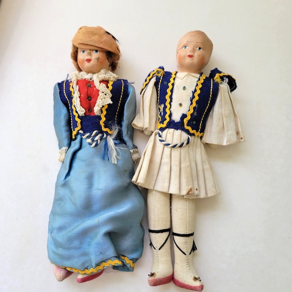 Antique cloth cheap dolls