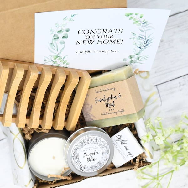 Housewarming Gift Set - (Personalized, Couples Gift, Self Care Kit, Relaxation, Birthday Gift, Gift Box, New Home Gift)