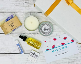 Graduation Gift For Her Self Care Gift Box - (Graduation, Relaxation, Graduation Gift for Her, Spa Gift Box, Gift Basket, Friend Gift)