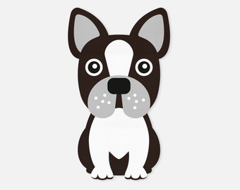 Boston Terrier SVG, Cricut Cut File (Digital Download)