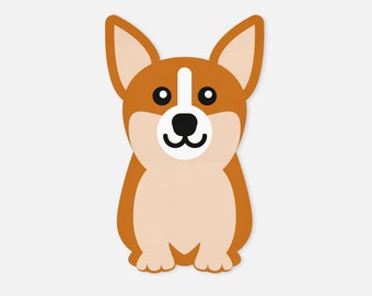 Corgi SVG Cut File, Cricut & Silhouette (Digital Download)
