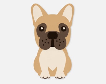 French Bulldog SVG, Cricut Cut File