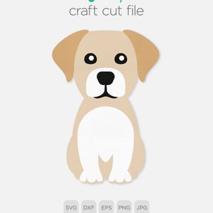 Labrador SVG, SVG files for Cricut, Cricut SVG, Cricut Maker, Cricut template, Cut file, Silhouette svg, Puppy svg, Dog svg, Labrador