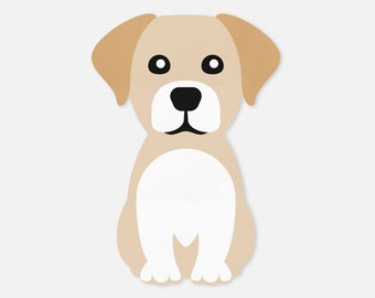 Labrador Puppy SVG, Cricut Cut File (Digital Download)